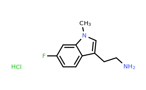 CAS 1689575-80-1 | 2-(6-fluoro-1-methyl-1H-indol-3-yl)ethan-1-amine hydrochloride