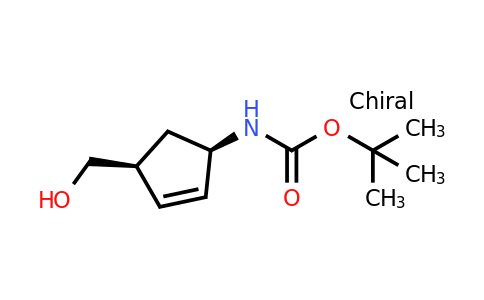 CAS 168960-18-7 | tert-Butyl ((1R,4S)-4-(hydroxymethyl)cyclopent-2-en-1-yl)carbamate