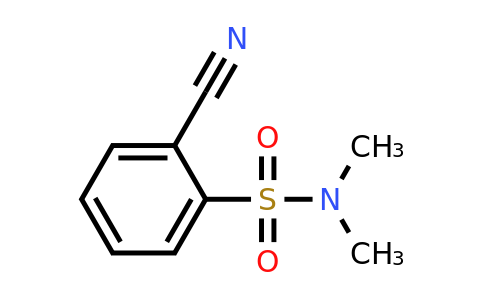 CAS 168971-53-7 | 2-Cyano-N,N-dimethylbenzenesulfonamide