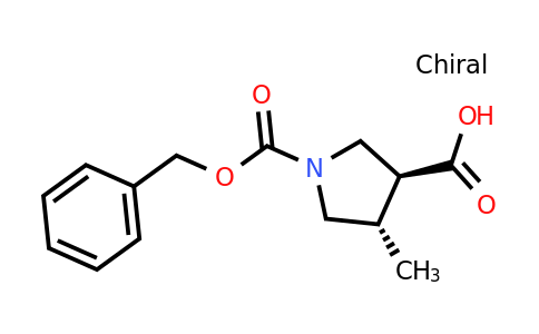 CAS 1690039-52-1 | (3S,4S)-1-Cbz-4-Methyl-pyrrolidine-3-carboxylic acid