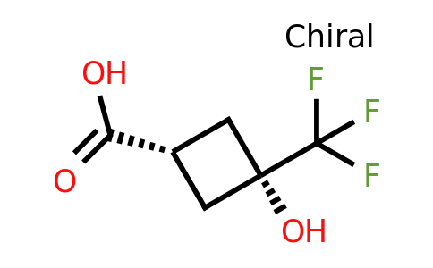 CAS 1690177-86-6 | cis-3-hydroxy-3-(trifluoromethyl)cyclobutanecarboxylic acid