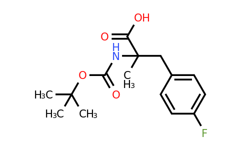 CAS 1691617-57-8 | 2-{[(tert-butoxy)carbonyl]amino}-3-(4-fluorophenyl)-2-methylpropanoic acid