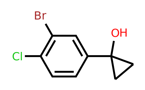 CAS 1691720-00-9 | 1-(3-bromo-4-chlorophenyl)cyclopropan-1-ol