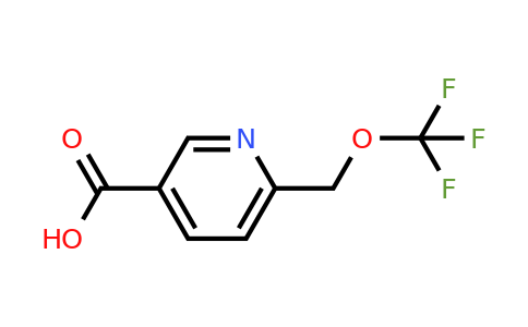 CAS 1691732-37-2 | 6-[(Trifluoromethoxy)methyl]pyridine-3-carboxylic acid