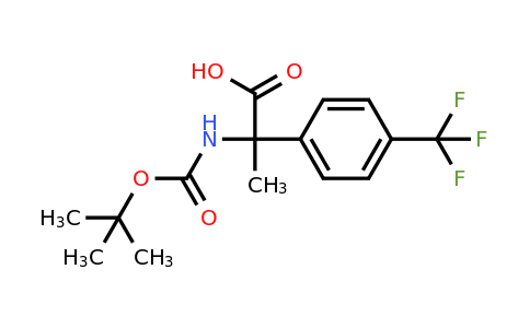 CAS 1692397-81-1 | 2-{[(tert-butoxy)carbonyl]amino}-2-[4-(trifluoromethyl)phenyl]propanoic acid