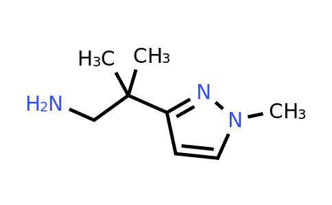 CAS 1692687-19-6 | 2-methyl-2-(1-methyl-1H-pyrazol-3-yl)propan-1-amine