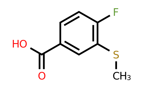 CAS 169310-01-4 | 4-fluoro-3-(methylsulfanyl)benzoic acid