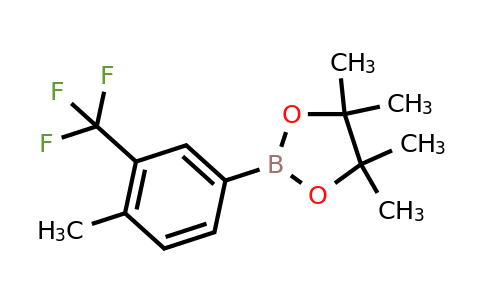 CAS 1693768-83-0 | 4,4,5,5-Tetramethyl-2-(4-methyl-3-(trifluoromethyl)phenyl)-1,3,2-dioxaborolane
