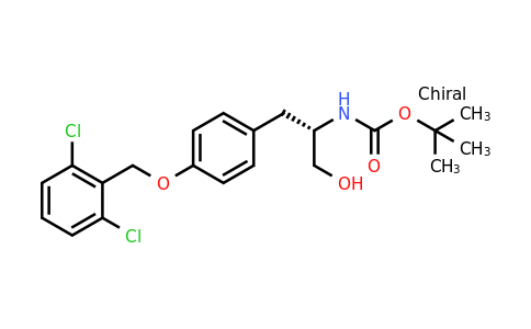 CAS 169393-62-8 | (S)-tert-Butyl (1-(4-((2,6-dichlorobenzyl)oxy)phenyl)-3-hydroxypropan-2-yl)carbamate