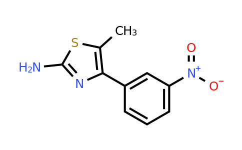 CAS 16942-64-6 | 5-Methyl-4-(3-nitrophenyl)-1,3-thiazol-2-amine