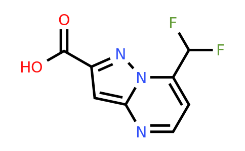 CAS 1694312-73-6 | 7-(Difluoromethyl)pyrazolo[1,5-a]pyrimidine-2-carboxylic acid