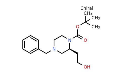 CAS 169447-92-1 | (S)-4-Benzyl-2-(2-hydroxyethyl)piperazine-1-carboxylic acid tert-butyl ester