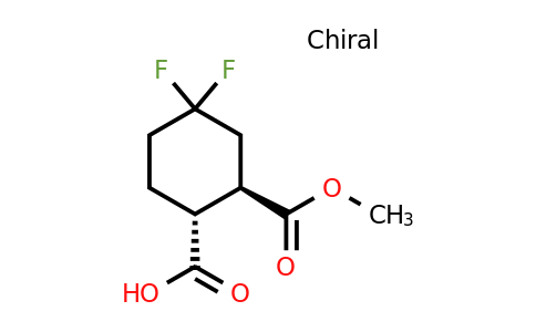 CAS 1694638-13-5 | (1R,2R)-4,4-difluoro-2-(methoxycarbonyl)cyclohexane-1-carboxylic acid