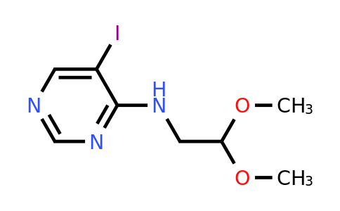 CAS 1695374-63-0 | N-(2,2-Dimethoxyethyl)-5-iodopyrimidin-4-amine