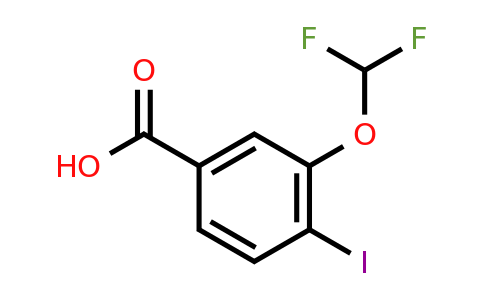 CAS 1695687-68-3 | 3-(Difluoromethoxy)-4-iodobenzoic acid