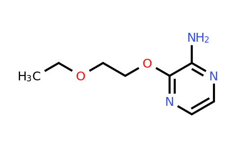 CAS 1696250-77-7 | 3-(2-Ethoxyethoxy)pyrazin-2-amine