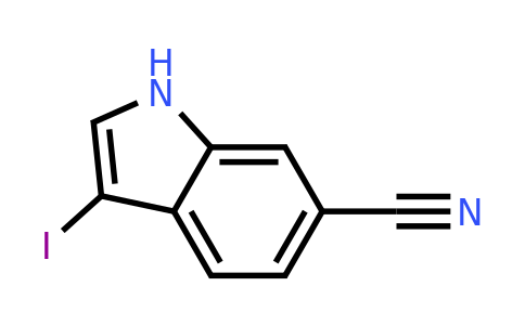 CAS 1696315-42-0 | 3-iodo-1H-indole-6-carbonitrile