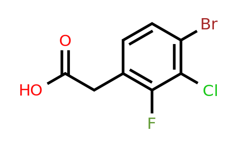CAS 1696671-96-1 | 2-(4-bromo-3-chloro-2-fluorophenyl)acetic acid