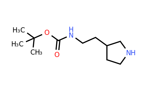 CAS 169750-93-0 | tert-butyl N-[2-(pyrrolidin-3-yl)ethyl]carbamate