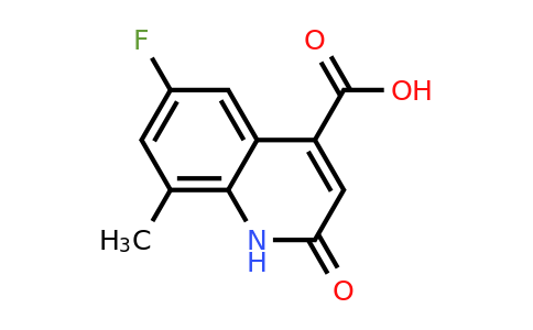CAS 1697503-39-1 | 6-Fluoro-8-methyl-2-oxo-1,2-dihydroquinoline-4-carboxylic acid