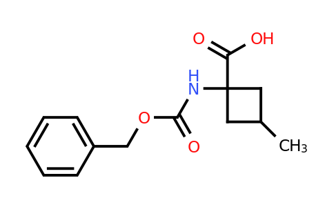 CAS 1697926-72-9 | 1-(benzyloxycarbonylamino)-3-methyl-cyclobutanecarboxylic acid