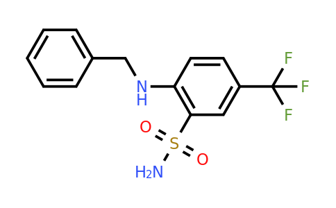 CAS 1698-38-0 | 2-(Benzylamino)-5-(trifluoromethyl)benzenesulfonamide