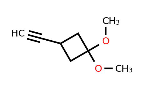 CAS 1698054-38-4 | 3-ethynyl-1,1-dimethoxy-cyclobutane