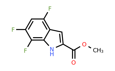 CAS 1698129-26-8 | methyl 4,6,7-trifluoro-1H-indole-2-carboxylate