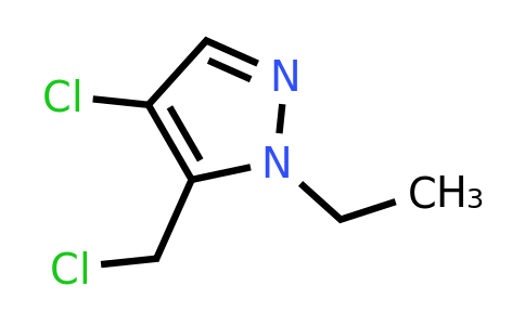 CAS 1698238-77-5 | 4-chloro-5-(chloromethyl)-1-ethyl-1H-pyrazole