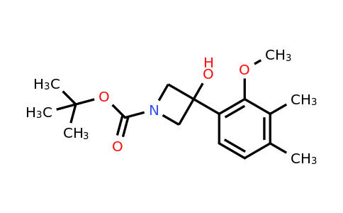 CAS 1698844-29-9 | tert-butyl 3-hydroxy-3-(2-methoxy-3,4-dimethylphenyl)azetidine-1-carboxylate