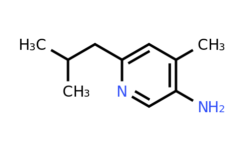 CAS 1699101-17-1 | 4-methyl-6-(2-methylpropyl)pyridin-3-amine