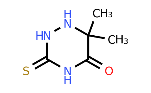 CAS 16992-40-8 | 6,6-dimethyl-3-sulfanylidene-1,2,4-triazinan-5-one
