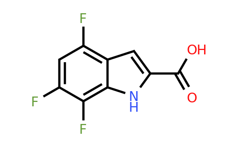 CAS 1699249-56-3 | 4,6,7-trifluoro-1H-indole-2-carboxylic acid