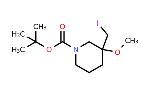 CAS 1699313-26-2 | tert-butyl 3-(iodomethyl)-3-methoxy-piperidine-1-carboxylate