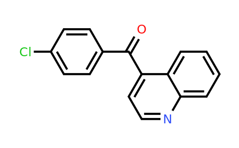CAS 169957-23-7 | (4-Chlorophenyl)(quinolin-4-yl)methanone