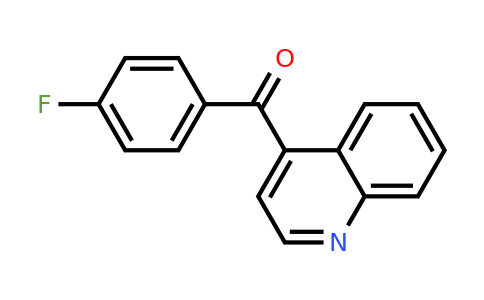 CAS 169957-25-9 | (4-Fluorophenyl)(quinolin-4-yl)methanone