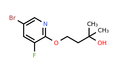 CAS 1699742-37-4 | 4-[(5-bromo-3-fluoropyridin-2-yl)oxy]-2-methylbutan-2-ol