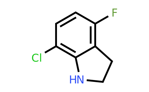 CAS 1700248-22-1 | 7-Chloro-4-fluoroindoline