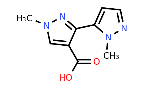 CAS 1700336-62-4 | 1-methyl-3-(1-methyl-1H-pyrazol-5-yl)-1H-pyrazole-4-carboxylic acid