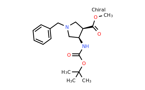 CAS 170034-39-6 | methyl cis-1-benzyl-4-(tert-butoxycarbonylamino)pyrrolidine-3-carboxylate