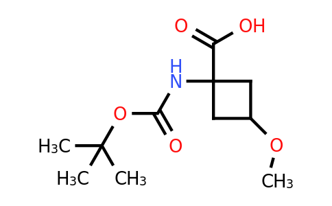 CAS 1700442-25-6 | 1-{[(tert-butoxy)carbonyl]amino}-3-methoxycyclobutane-1-carboxylic acid