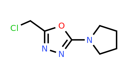 CAS 1700444-24-1 | 2-(chloromethyl)-5-(pyrrolidin-1-yl)-1,3,4-oxadiazole