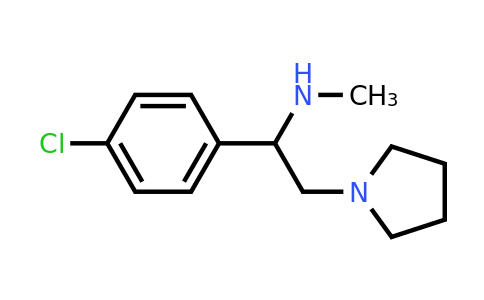 CAS 170119-33-2 | [1-(4-Chloro-phenyl)-2-pyrrolidin-1-YL-ethyl]-methyl-amine