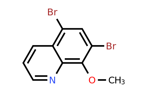 CAS 17012-49-6 | 5,7-Dibromo-8-methoxyquinoline