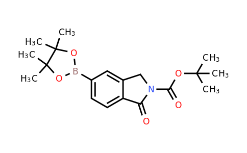 CAS 1701431-15-3 | tert-Butyl 1-oxo-5-(4,4,5,5-tetramethyl-1,3,2-dioxaborolan-2-yl)isoindoline-2-carboxylate