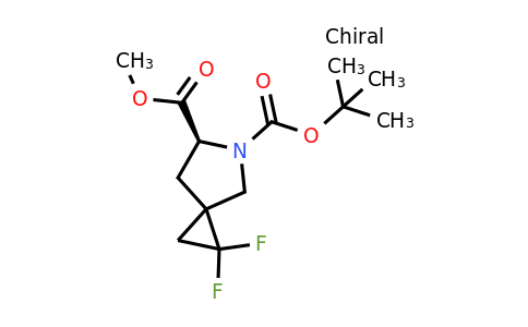 CAS 1701433-61-5 | O5-tert-butyl O6-methyl (6S)-2,2-difluoro-5-azaspiro[2.4]heptane-5,6-dicarboxylate