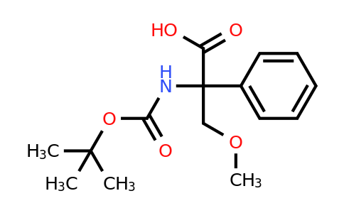 CAS 1701580-75-7 | 2-{[(tert-butoxy)carbonyl]amino}-3-methoxy-2-phenylpropanoic acid