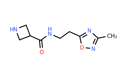CAS 1701675-32-2 | N-(2-(3-Methyl-1,2,4-oxadiazol-5-yl)ethyl)azetidine-3-carboxamide