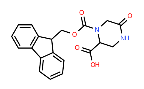 CAS 1701778-09-7 | 1-{[(9H-fluoren-9-yl)methoxy]carbonyl}-5-oxopiperazine-2-carboxylic acid