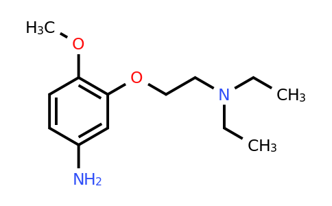 CAS 170229-69-3 | 3-(2-(Diethylamino)ethoxy)-4-methoxyaniline